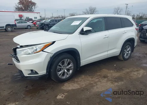 2015 Toyota Highlander Le Plus V6 z USA, uszkodzony, nr VIN 5TDBKRFH5FS181543